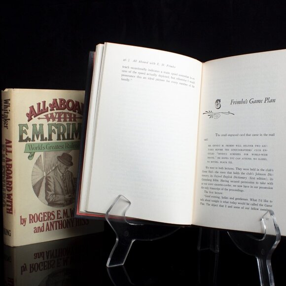 All Aboard with E.M. Frimbo - Signed First Edition | Railroad History | Vintage - Picture 5 of 7